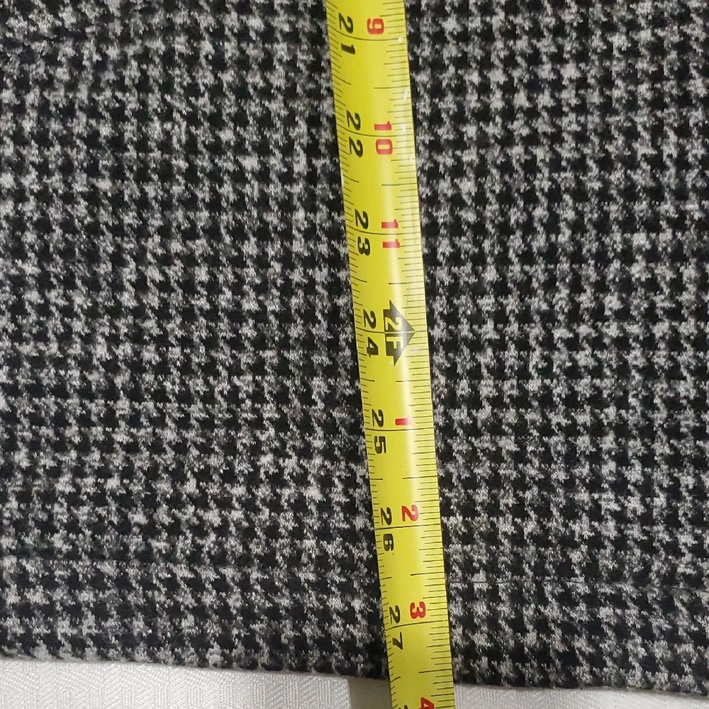 Madewell Black and gray Houndstooth Jacket double breasted  jacket size M - Picture 5 of 10